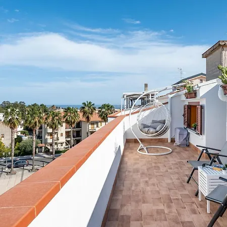公寓 Guesthost - Naxos Charming Penthouse With Swimming Pool X6 *